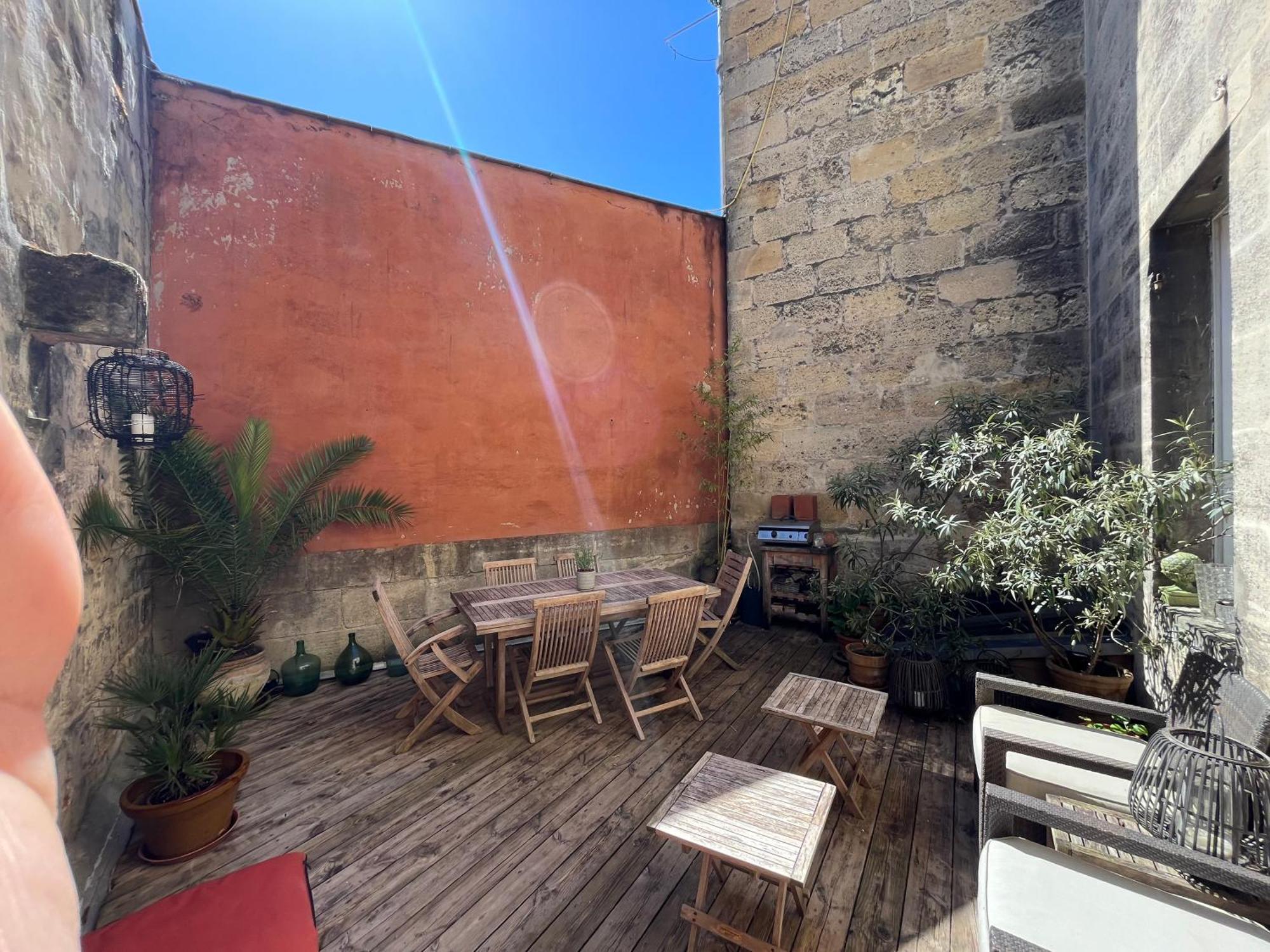 Bel Appartement Terrasse Burdeos Exterior foto